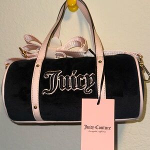 Juicy Couture Velour Black Barrel